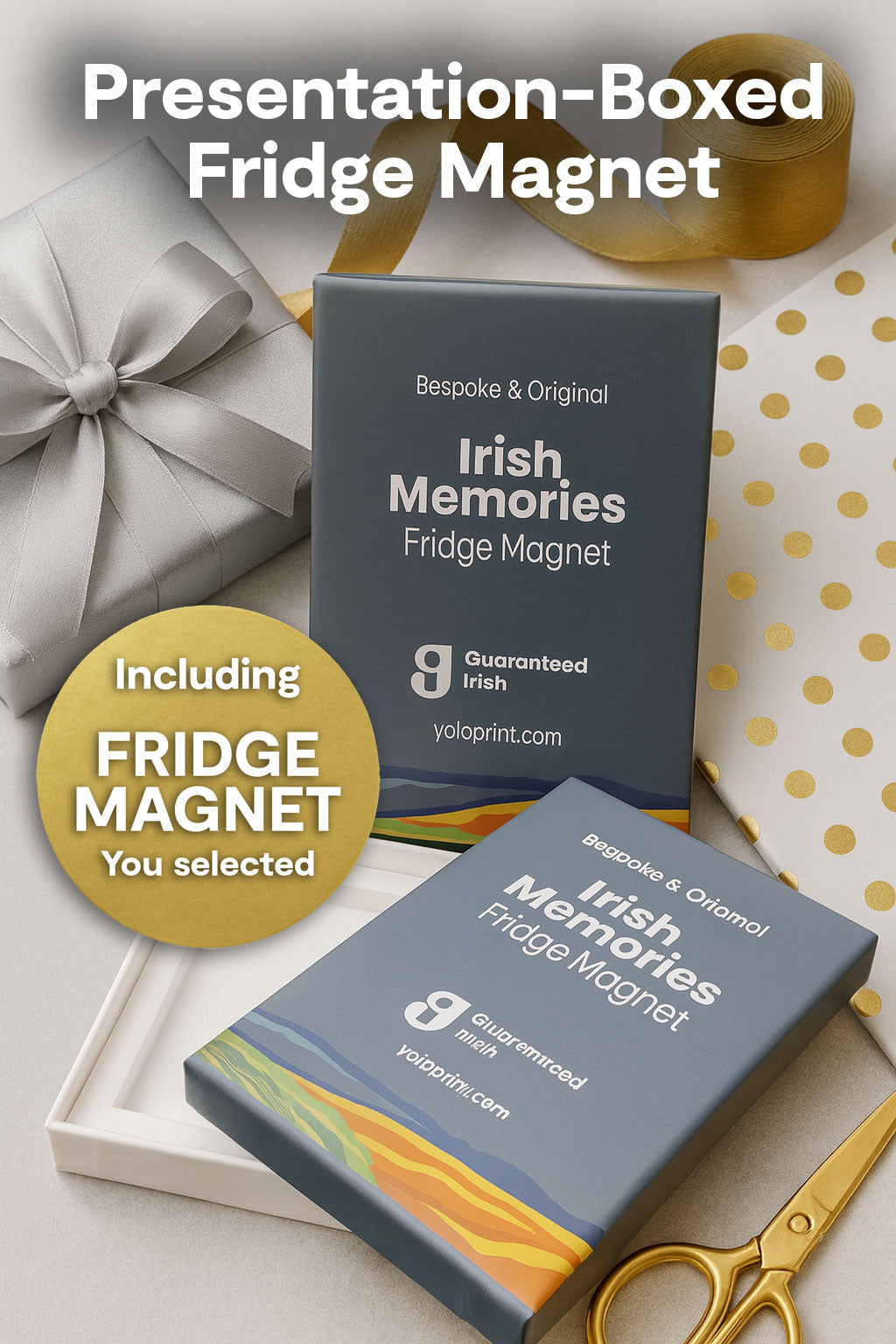 Ireland Postcard or A4 Mounted Print or Fridge Magnet - Wish you were here