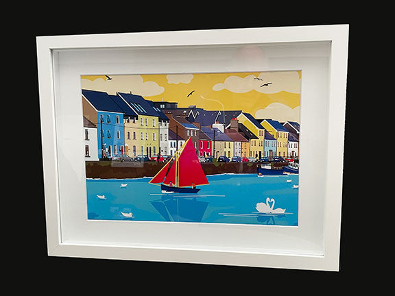 Large Print of Long Walk Galway