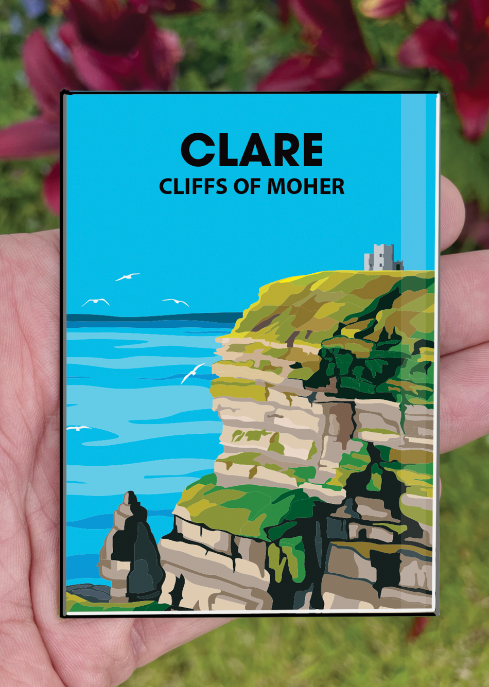 Clare Postcard Or A4 Mounted Print Or Fridge Magnet Cliffs Of Moher clare-postcard-or-a4-mounted-print-or-fridge-magnet-cliffs-of-moher
