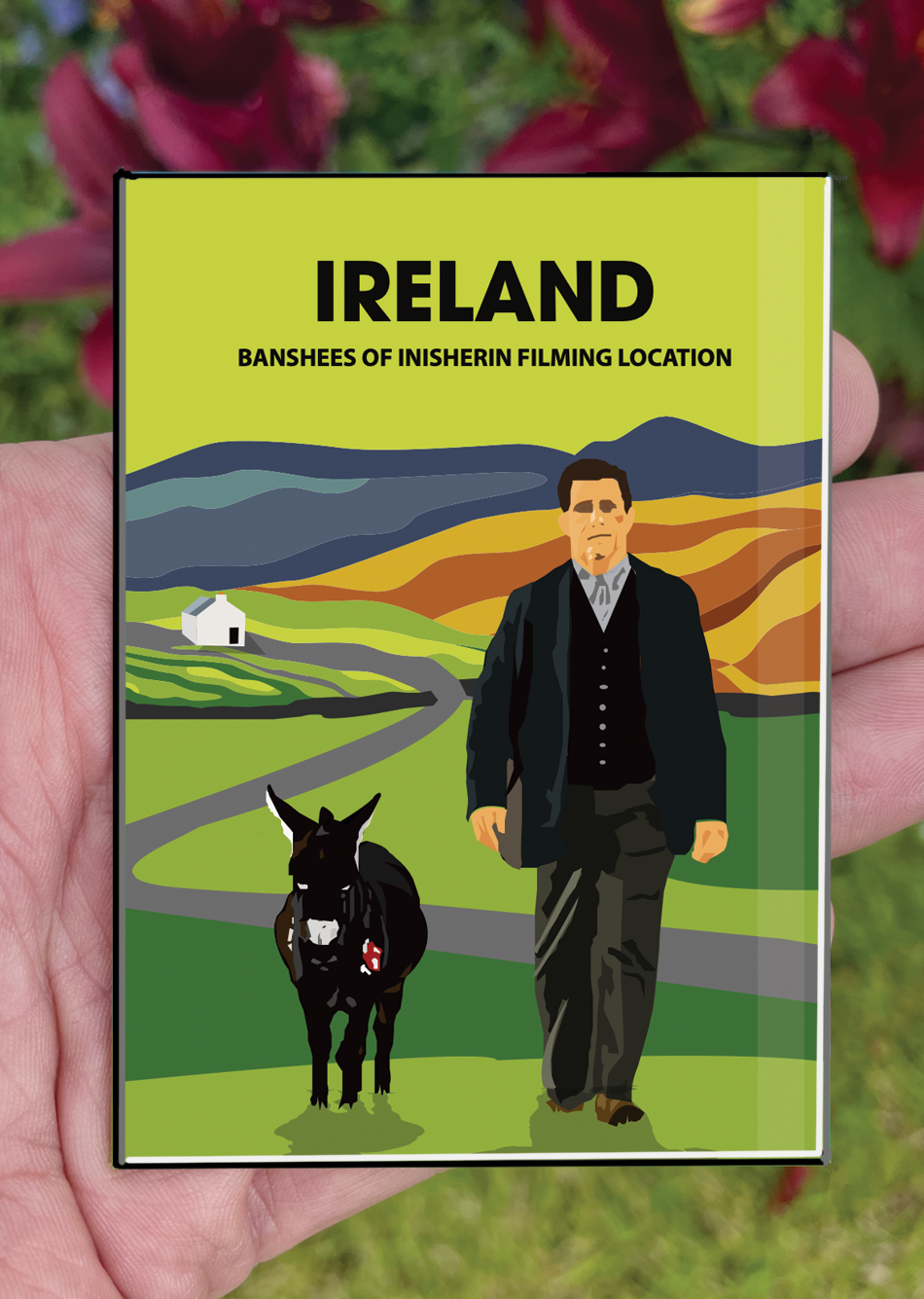 Ireland Postcard or A4 Mounted Print or Fridge Magnet  - Banshees of Inisherin